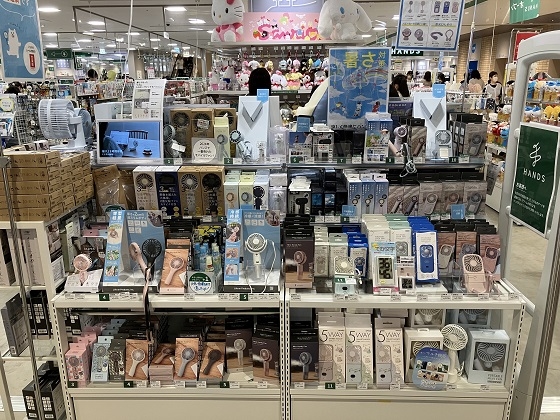 【ミナモア広島店】ハンズフリーで涼しく快適に